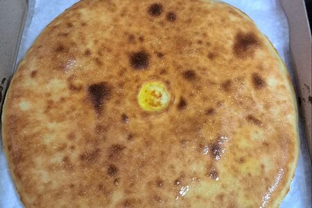 Пирог с форелью и сыром 