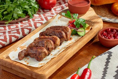 Язычки ягненка на мангале