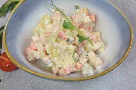 Оливье с курой