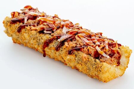 Ролл-дог с лососем терияки