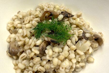 Перловка с овощами 