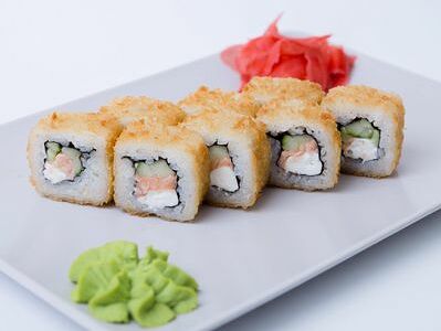 Горячий с лососем