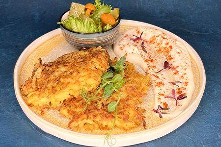 Драники из картофеля и тофу Веган без глютена