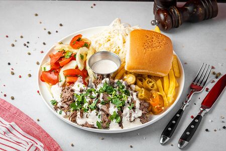 Шаурма Гараж на тарелке