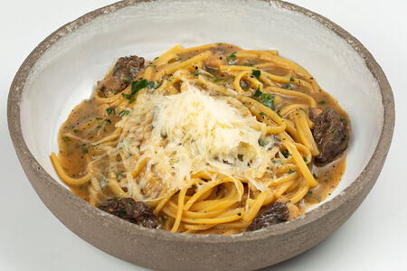 Лингвини с лисичками