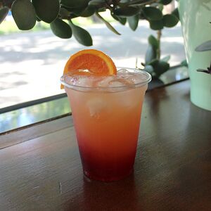 Лимонад Ананас-малина