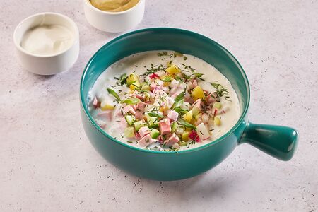 Окрошка на кефире