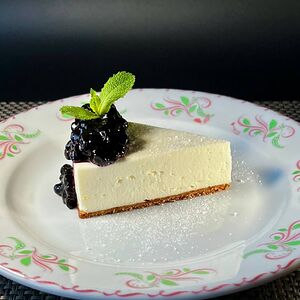 Чизкейк с черникой