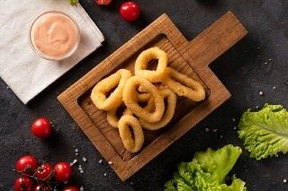 Кольца Кальмара фри / восточный соус