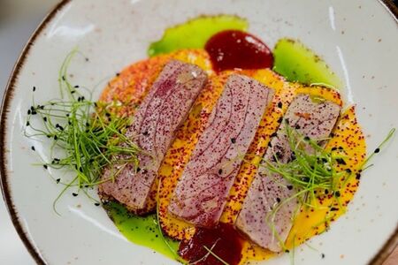 Татаки из тунца на Перуанском соусе