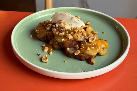 Банановый бисквит