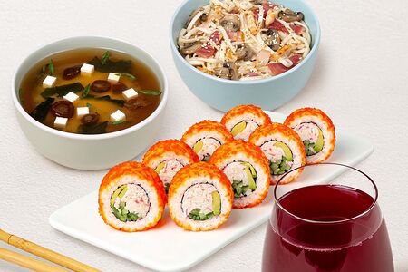 Бизнес-ланч Сытный L с морсом