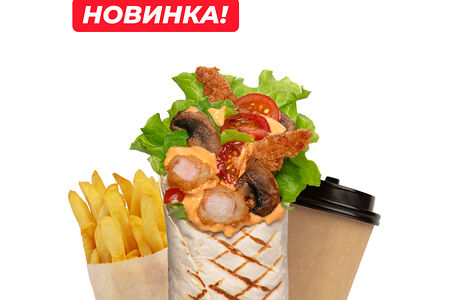 Том Ям с креветкой комбо