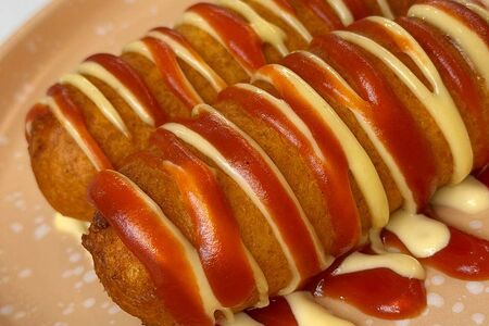 Корн-дог с моцареллой 