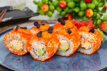 Ролл Калифорния манго