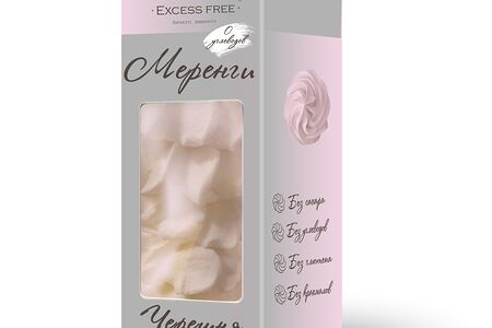 Меренги без сахара Черешня