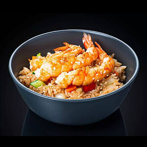 Рис с креветками