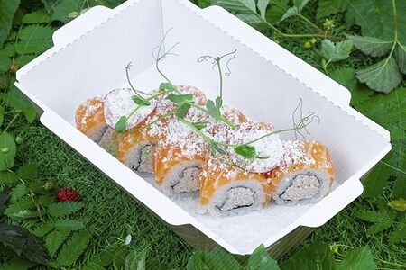 Снежная Филадельфия, слабосоленый лосось