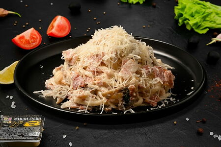 Паста с беконом