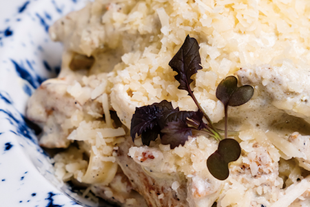 Фетучини с курицей