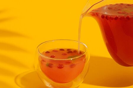 Гречишный чай с барбарисом