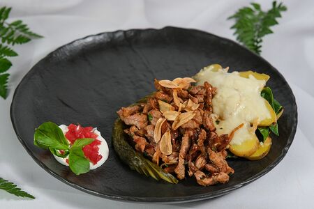 Поджарка из свинины