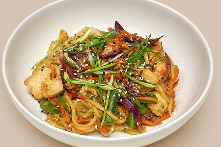 Удон с курицей