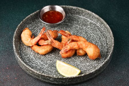 Креветки темпура