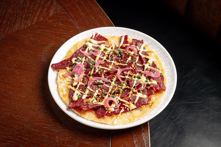 Лепешка с пастрами