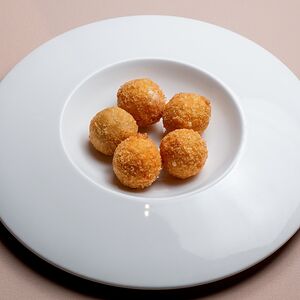 Сырные шарики с креветками