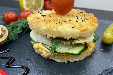 Бургер с курицей