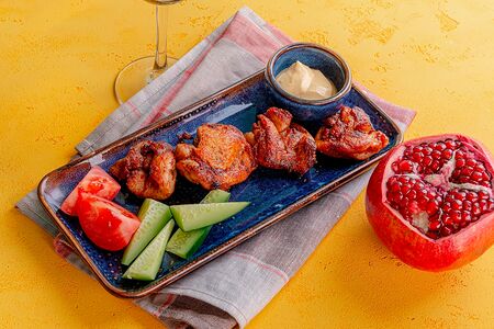 Шашлык из куриного бедра