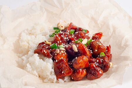 Курица терияки с рисом