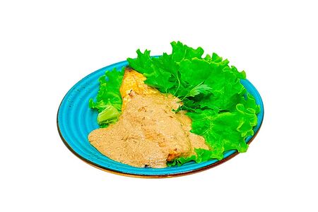 Скумбрия в сметанно-соевом соусе