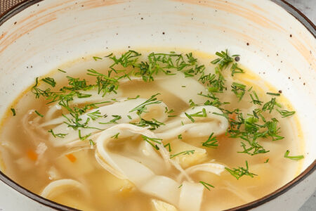 Суп-лапша с курицей