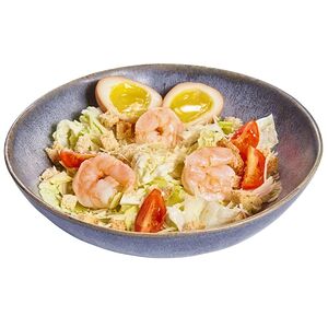 Цезарь по-азиатски с креветками