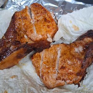 Корейка свиная на мангале 