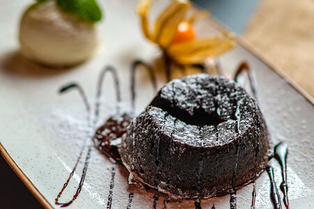 Шоколадный фондан