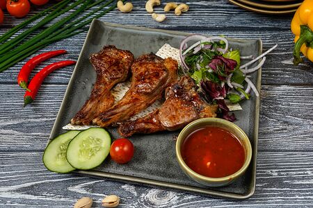 Шашлык из бараньей корейки