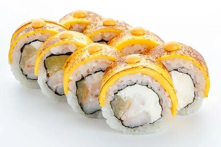 Чеддер, креветка и ананас