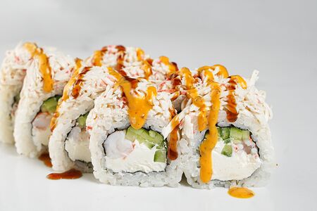 Большой краб с креветкой