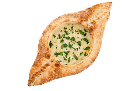 Хачапури с сыром и зеленью