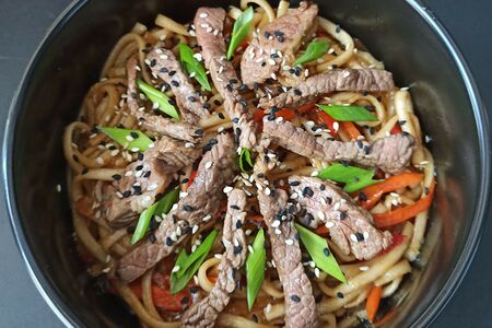 Удон с говядиной Терияки