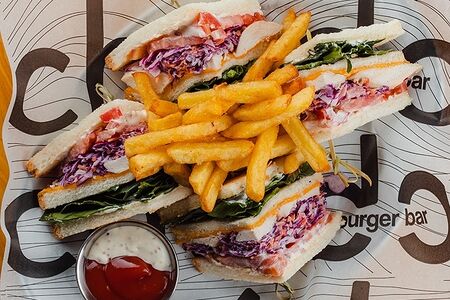 Клаб-сэндвич с цыпленком