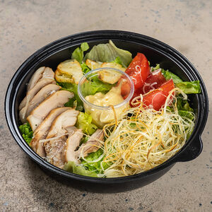 Салат Цезаридзе с курицей