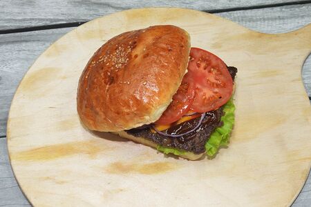 Квадратный Бургер Барбекю