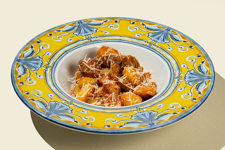 Ньокки с морепродуктами