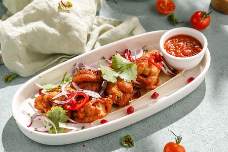 Шашлык из куриного бедра