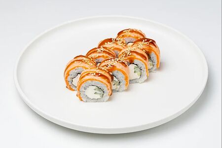 Филадельфия с опаленным лососем