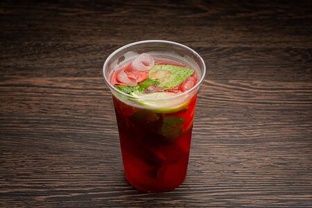 Мохито безалкогольный клубничный